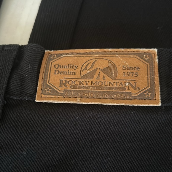 Rockies vintage brand western wear jeans dark black denim EUC - Picture 4 of 9